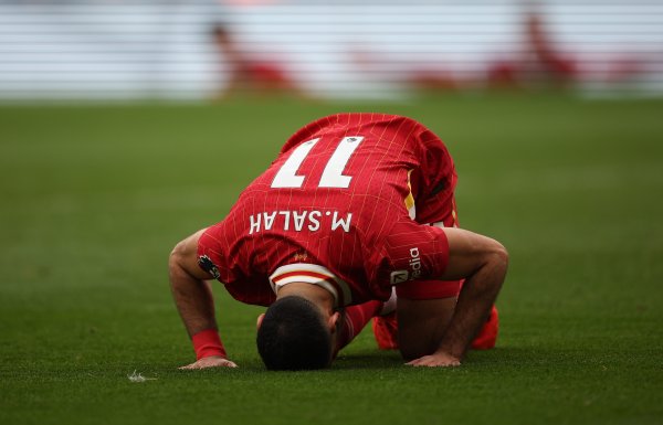 Only 2 goals were involved in the last 8 games, Salah still needs 1 goal to tie the Premier League single-season goal record
