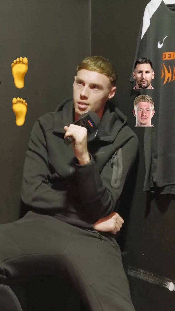 Palmer builds the ultimate player: left-footed Messi, right-footed De Bruyne, skilled Neymar
